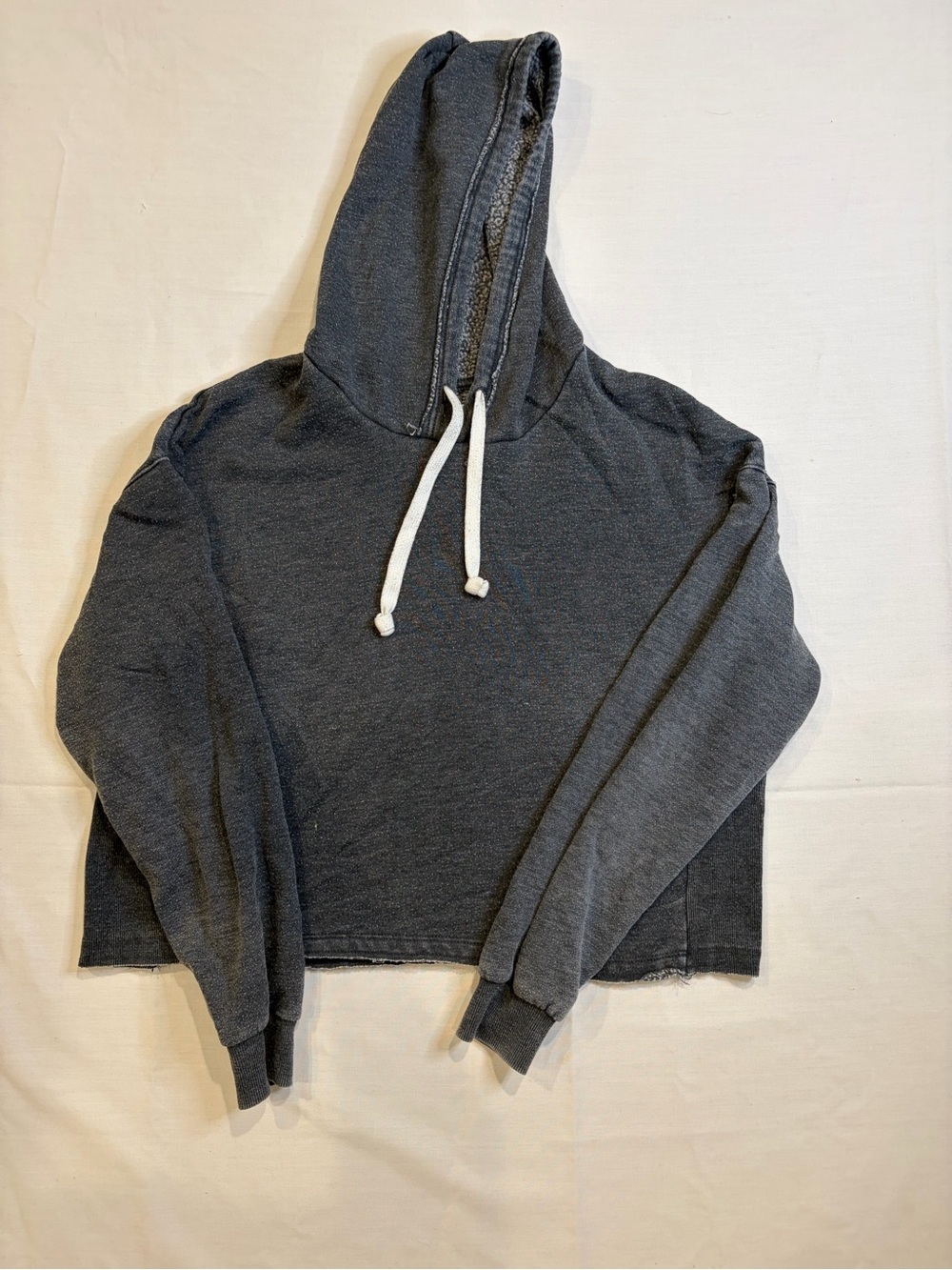 Colsie Dark Charcoal Hooded Pullover Sweater